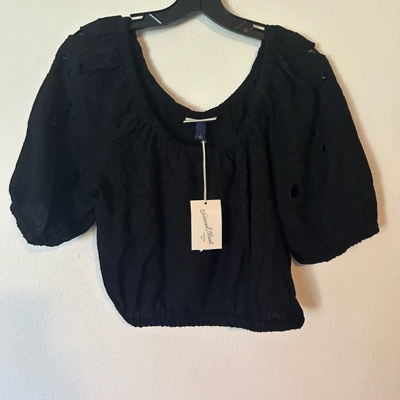 NWT Women's Openword Puff Elbow Sleeve Blouse Size Small - Picture 4 of 10